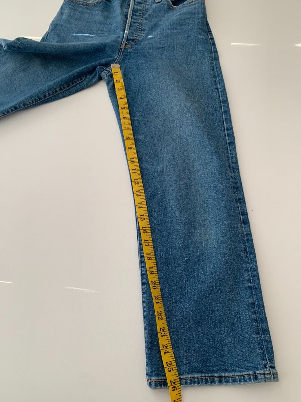 Levi's Ribcage Straight Ankle Jeans size 27 - Picture 5 of 11